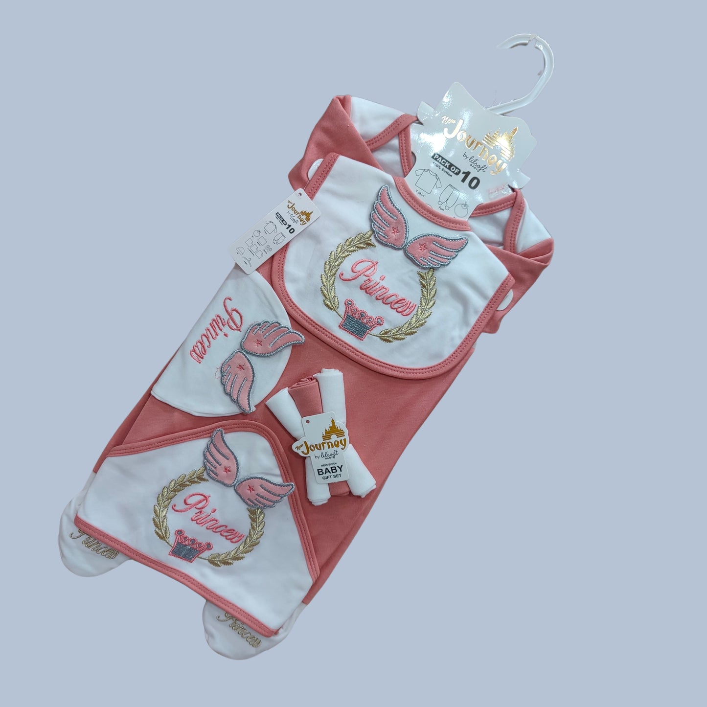 "Tiny Royals β 10pc Newborn Gift Set" (Prince & Princess Edition)