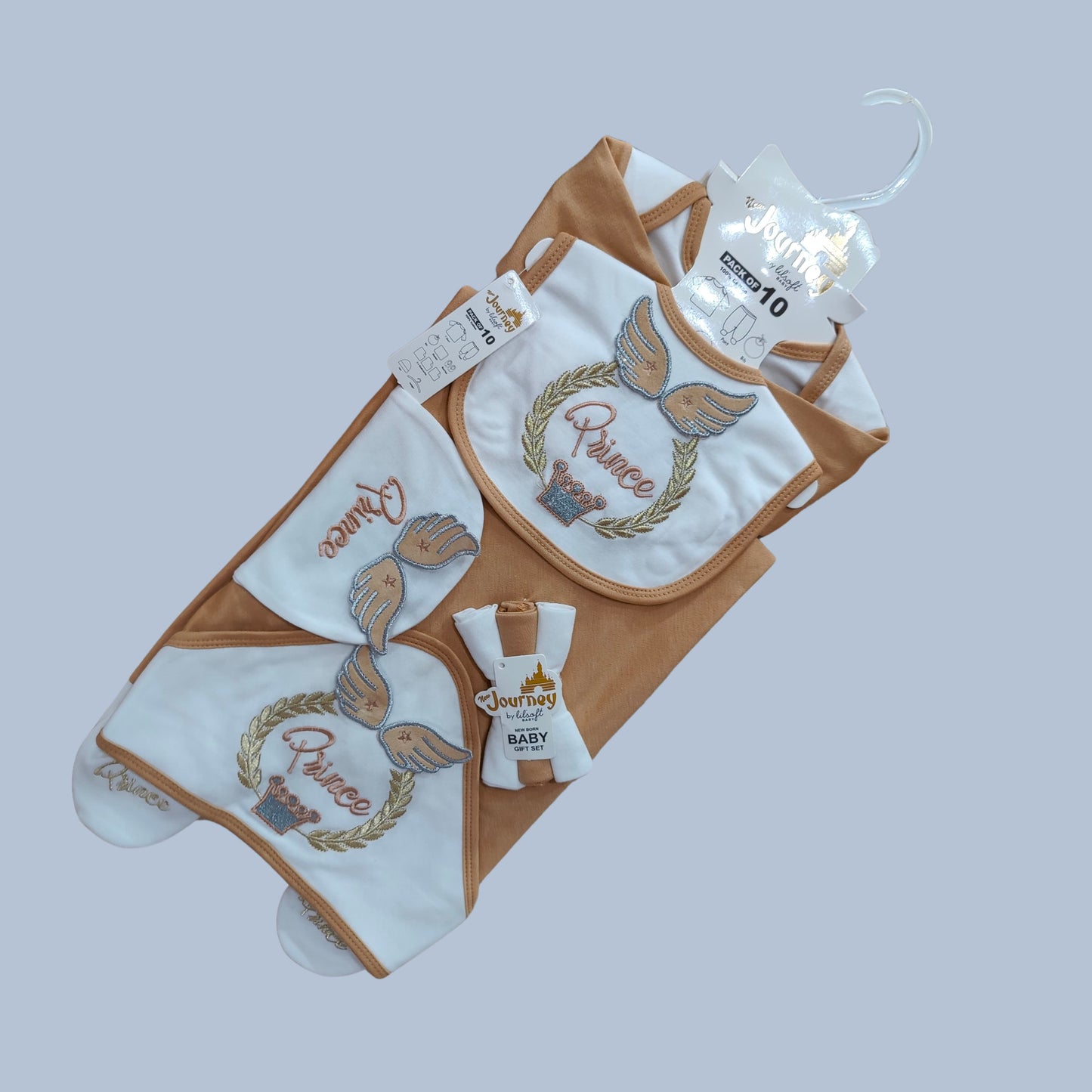 "Tiny Royals β 10pc Newborn Gift Set" (Prince & Princess Edition)